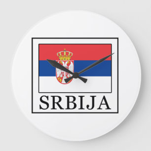 Srbija Large Clock
