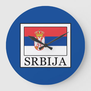 Srbija Large Clock