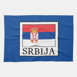 Srbija Tea Towel