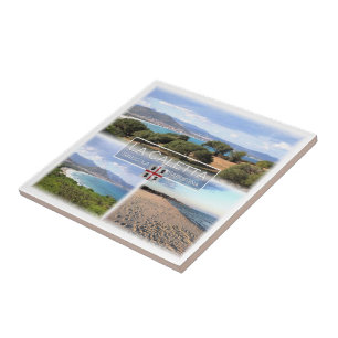 SRD002 SINISCOLA - La Caletta, Sardinia, Ceramic Tile