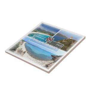 SRD015 VILLASIMIUS, Mosaic, Sardinia, Ceramic Tile