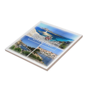 SRD018 STINTINO, Mosaic, Sardinia, Ceramic Tile