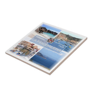 SRD024 LA MADDALENA, Mosaic, Sardinia, Fridge Ceramic Tile