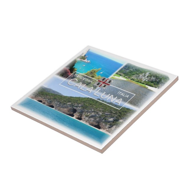 SRD032 CALA LUNA, Mosaic, Sardinia, Ceramic Tile (Side)