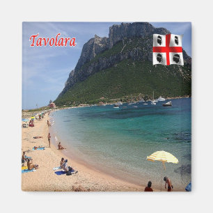 SRD058 OLBIA, Tavolara Island, Sardinia, Fridge Magnet