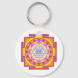 Sri Chakra Goddess Shri Lalitha Tripura Sundari Key Ring