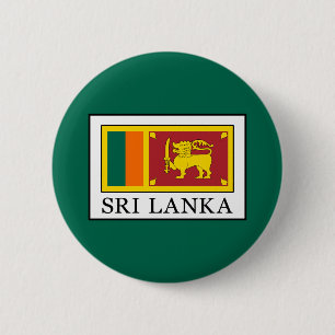 Sri Lanka 6 Cm Round Badge