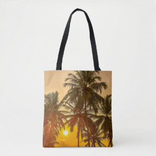 Sri Lanka Beach Sunset View Tote Bag