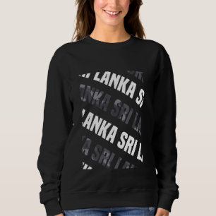 Sri Lanka Camo Pattern Grey Camouflage Sweatshirt