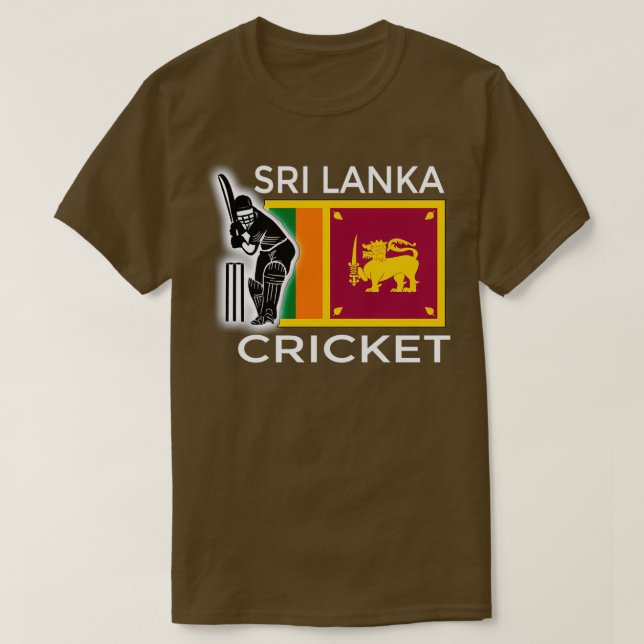 Sri Lanka Cricket 5 T-Shirt (Design Front)