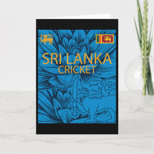 Sri Lanka Cricket Perfect For Lankan Cricket Fans Card