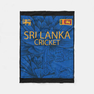 Sri Lanka Cricket Perfect For Lankan Cricket Fans Fleece Blanket