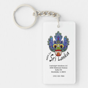 Sri Lanka devil mask Key Ring