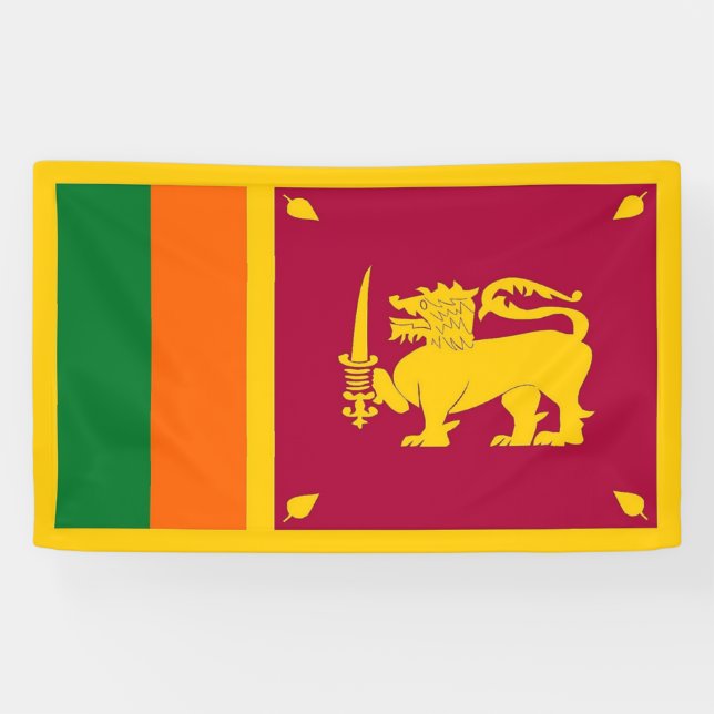 Sri Lanka flag Banner (Horizontal)