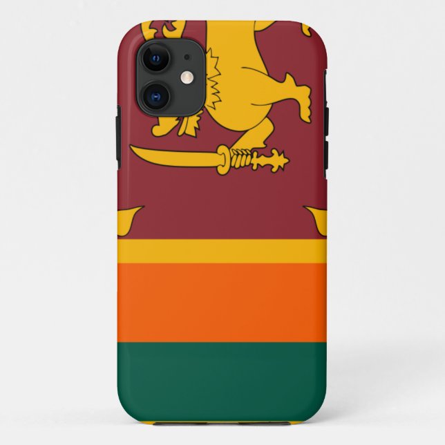 Sri Lanka Flag Case-Mate iPhone Case (Back)