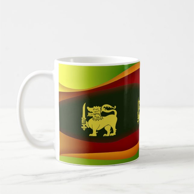 Sri Lanka Flag  Coffee Mug (Left)