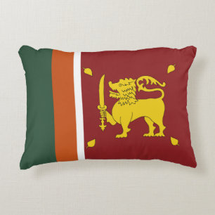 Sri Lanka flag Decorative Cushion