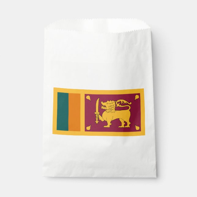 Sri Lanka Flag Favour Bag (Front)