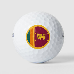 Sri Lanka Flag Golf Balls