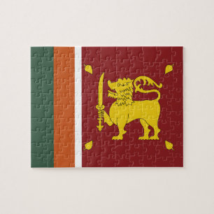 Sri Lanka flag Jigsaw Puzzle
