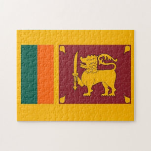 Sri Lanka - Flag - Jigsaw Puzzle