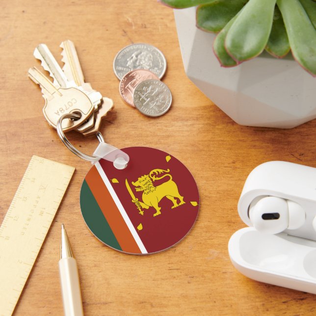 Sri Lanka flag Key Ring (Desk)