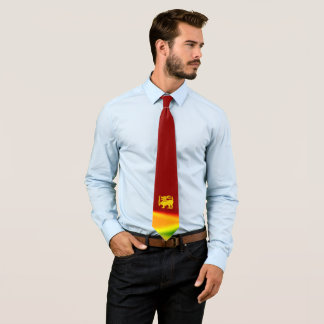Sri Lanka Flag Lion Tie
