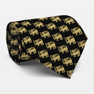 Sri Lanka Flag Lion Tie