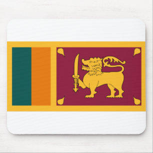 Sri Lanka Flag Mouse Pad