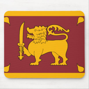 Sri Lanka Flag Mouse Pad