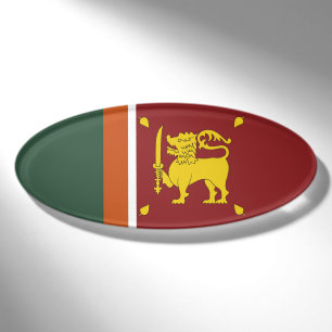 Sri Lanka flag Name Tag