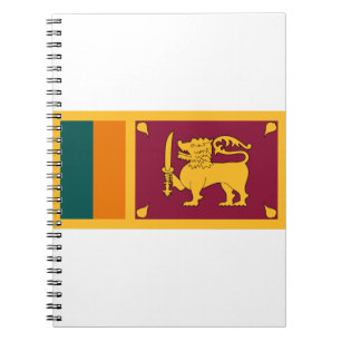 Sri Lanka Flag Notebook