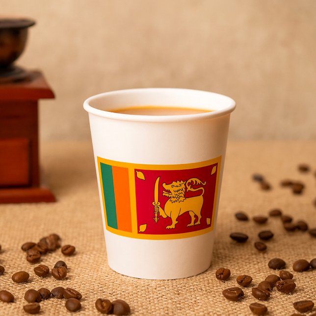 Sri Lanka Flag Paper Cups (Creator Uploaded)