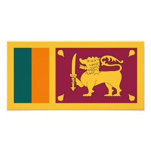 Sri Lanka Flag Photo Print