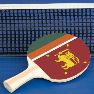 Sri Lanka flag Ping Pong Paddle
