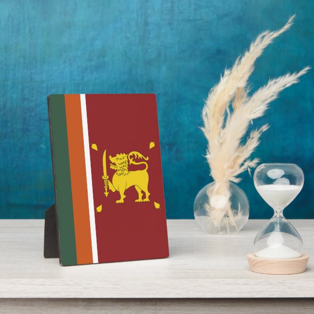 Sri Lanka flag Plaque (Side)
