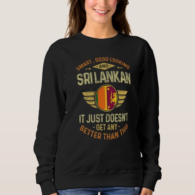Sri Lanka Flag Proud Sri Lankans Men & Women   Sweatshirt (Front)