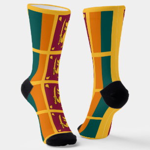 Sri Lanka Flag Socks