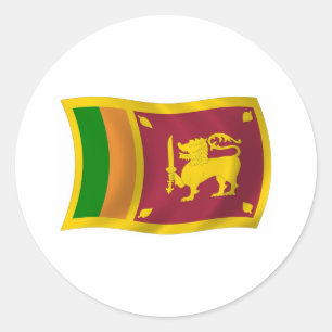Sri Lanka Flag Sticker