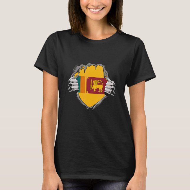 Sri Lanka flag T-Shirt (Front)