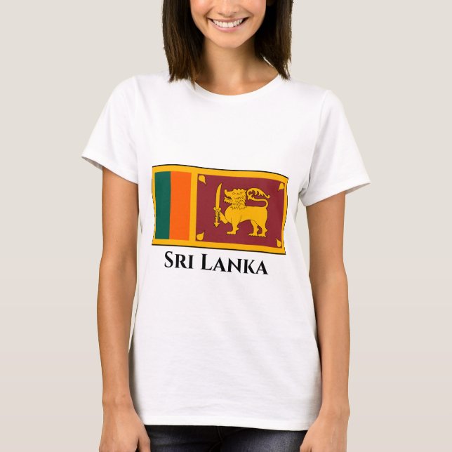 Sri Lanka Flag T-Shirt (Front)