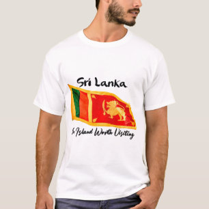 Sri Lanka Flag - The island worth visiting T-Shirt