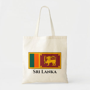 Sri Lanka Flag Tote Bag