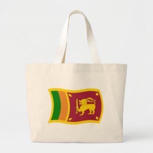 Sri Lanka Flag Tote Bag