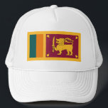 Sri Lanka Flag Trucker Hat<br><div class="desc">Patriotic flag of Sri Lanka.</div>