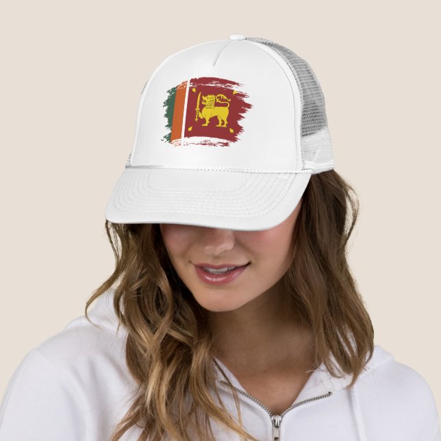 Sri Lanka flag Trucker Hat (In Situ)
