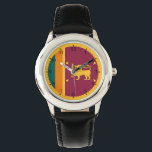 Sri Lanka Flag Watch<br><div class="desc">Patriotic flag of Sri Lanka.</div>