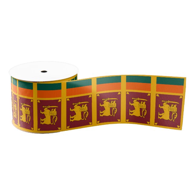 Sri Lanka Grosgrain Ribbon (Spool)