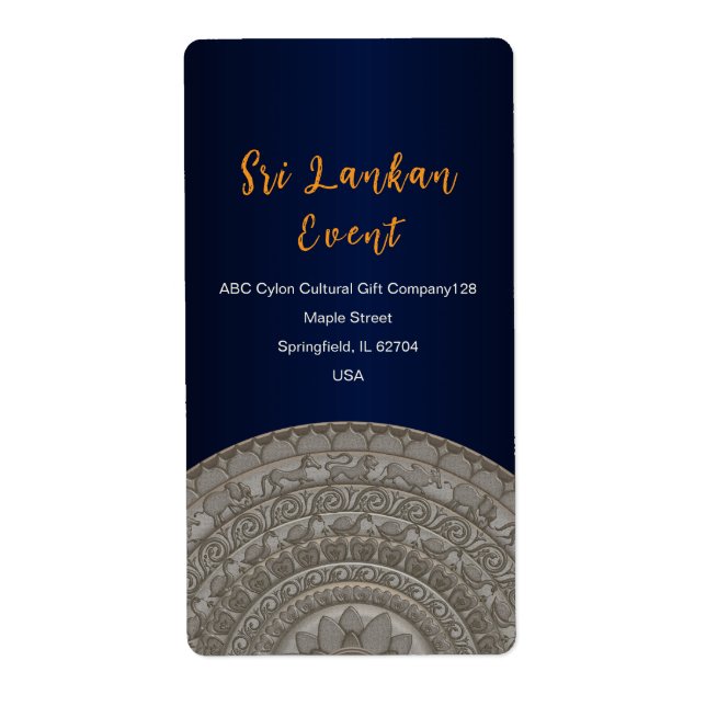 Sri Lanka invitation design (Front)