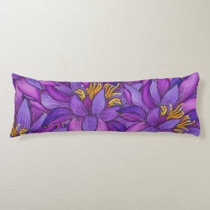 Sri Lanka Lotus Flower Painting Body Cushion